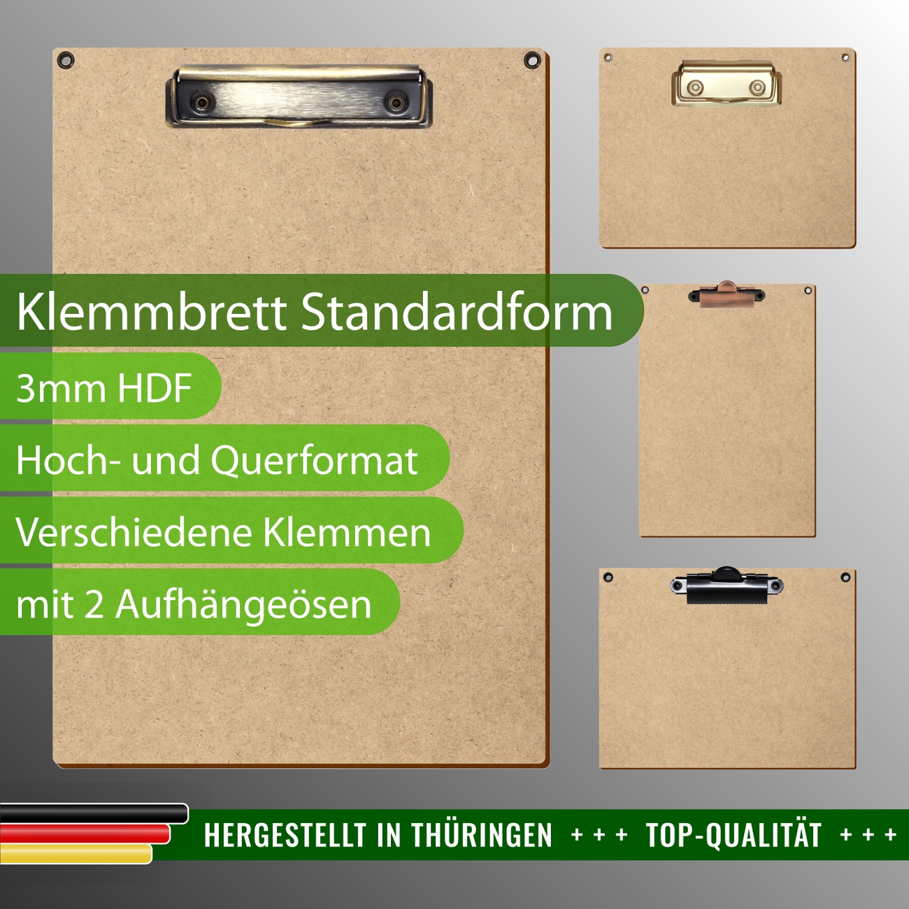 Sonderanfertigung Klemmbrett