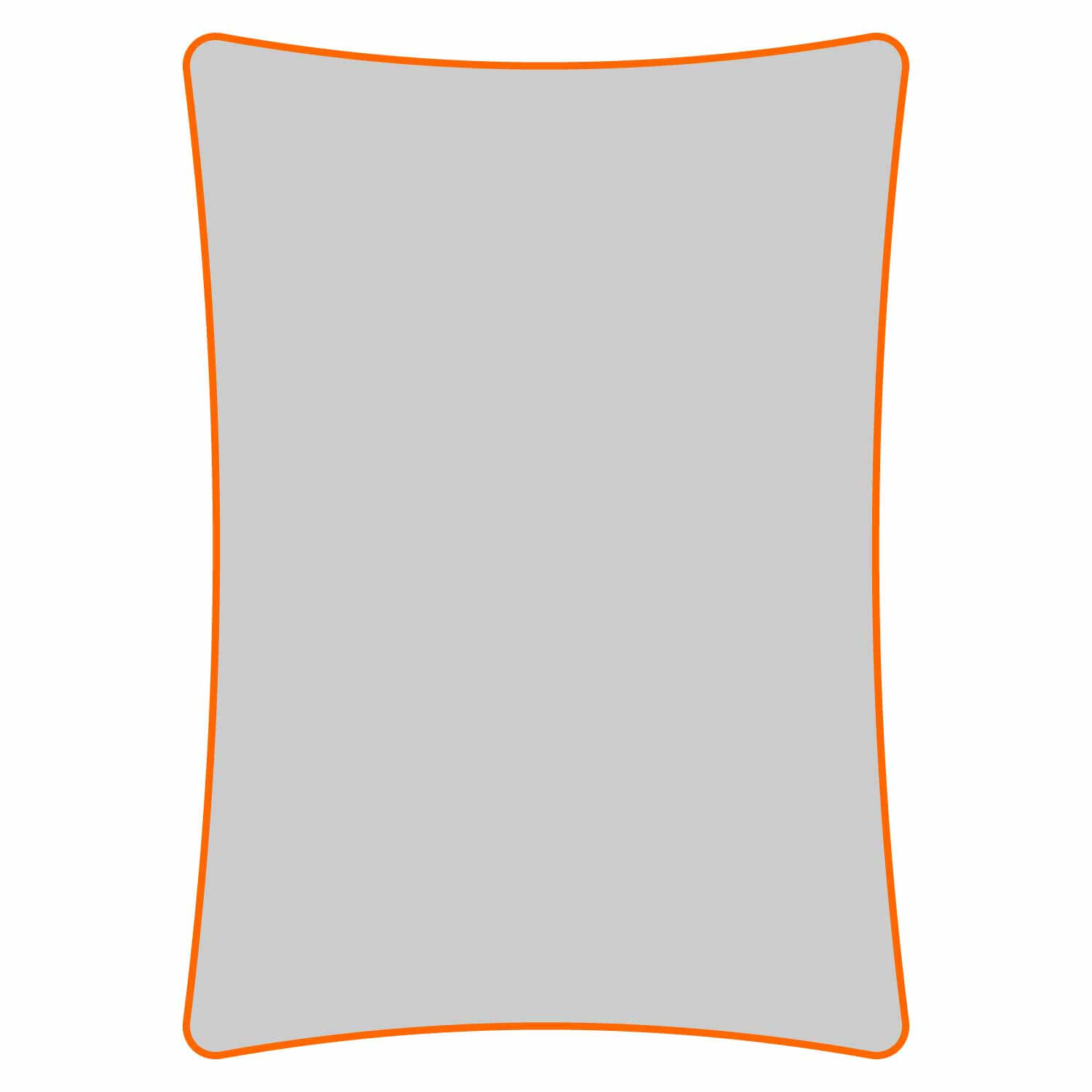 Konkave Form Klemmbrett